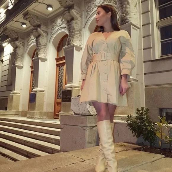 Zara bloggers favorite belted dress - Picture 2 of 6